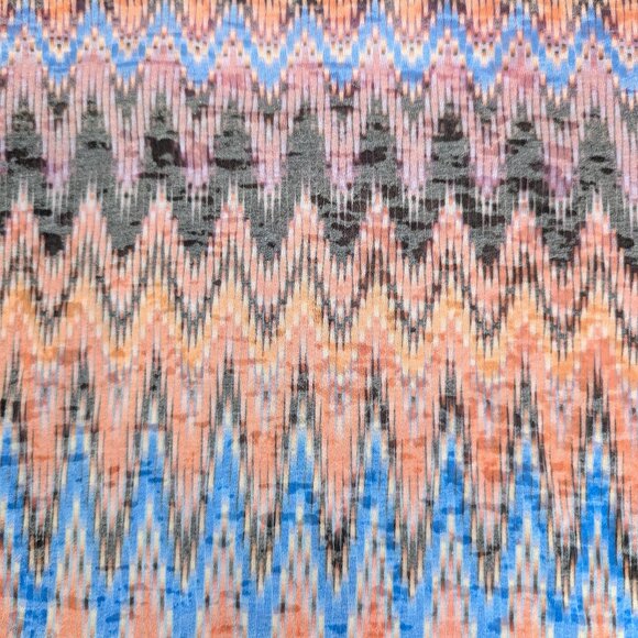 PrAna | Lottie Organic Cotton Boho Aztec Chevron Pink Long Sleeve T-Shirt | XL - Picture 8 of 11